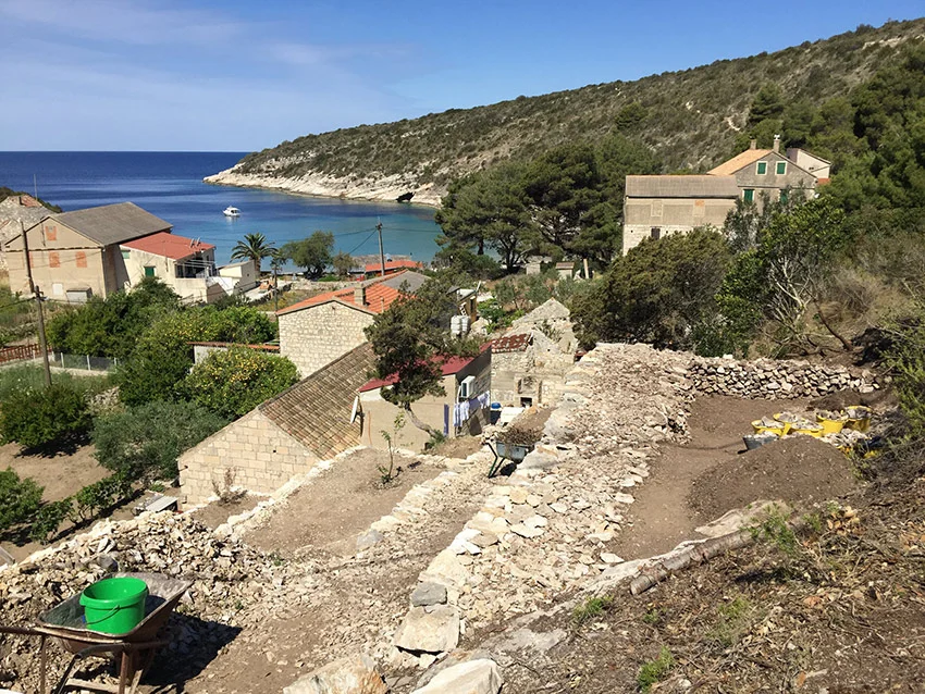Bisevo Island Artist Residency Stone Garden